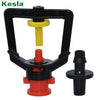 KESLA 5PCS Greenhouse 360 Refraction Micro Nozzle Garden Drip Irrigation Misting System Hanging Humidifier Sprayer w 4/7mm Barb