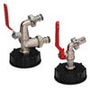 S60 IBC Tank Tap Coarse Thread x 16mm 1/2'' 3/4'' Water Coupling Quick Connect Adapter Garden Replacement Valve Fitting Faucet