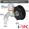 S60 IBC Tank Tap Coarse Thread x 16mm 1/2'' 3/4'' Water Coupling Quick Connect Adapter Garden Replacement Valve Fitting Faucet