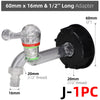 S60 IBC Tank Tap Coarse Thread x 16mm 1/2'' 3/4'' Water Coupling Quick Connect Adapter Garden Replacement Valve Fitting Faucet