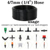 RBCFHl 5-100m 4/7mm PVC Garden Watering Hose  Micro Irrigation Pipe Drip Irriation Tubing Sprikler for Lawn Balcony Greenhouse