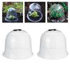 6/12PCS Reuseable 10&quot; Plastic Greenhouse Garden Plant Bell Cover Seeds Germination Cover Frost Guard Freeze Protection Dome