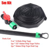 5~50m 2-Hole*Space 40cm Drip Tape Drip Irrigation System Kits Gardening Watering Kits Greenhouse Under Film Irrigation Drip Hose