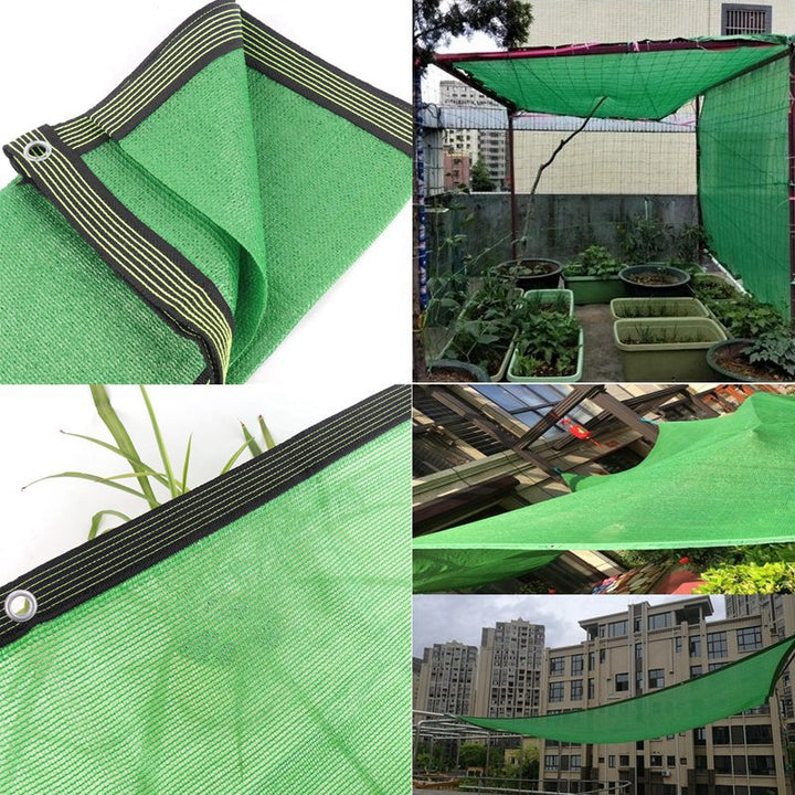 6Pin 80% Anti-UV HDPE Green Sunshade Net Swimming Pool Car Garages Sunscreen Bonsai Succulent Plants Cover Sails Sun Shade Net