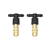 15/25/50/100/200PCS Garden Brass Misting Watering Nozzle 1/4&#39;&#39; Barb Tee Connector Adjustable Copper Cooling Spray Atomizer