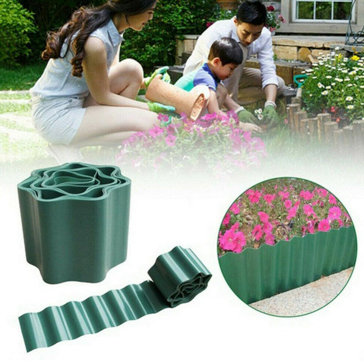 Plastic 10/15/20cm Garden Grass Fence Path Lawn Wall Edge Gravel Border Tool DIY Flower Bed Fence Lawn Border Garden Supplies