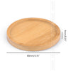 Flower Pots Nursery Planter Bamboo Tray Anti-Fade 14 Style Round Square Minimalism Gardening Supply Wood Rural Holder Home Decor