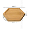 Flower Pots Nursery Planter Bamboo Tray Anti-Fade 14 Style Round Square Minimalism Gardening Supply Wood Rural Holder Home Decor