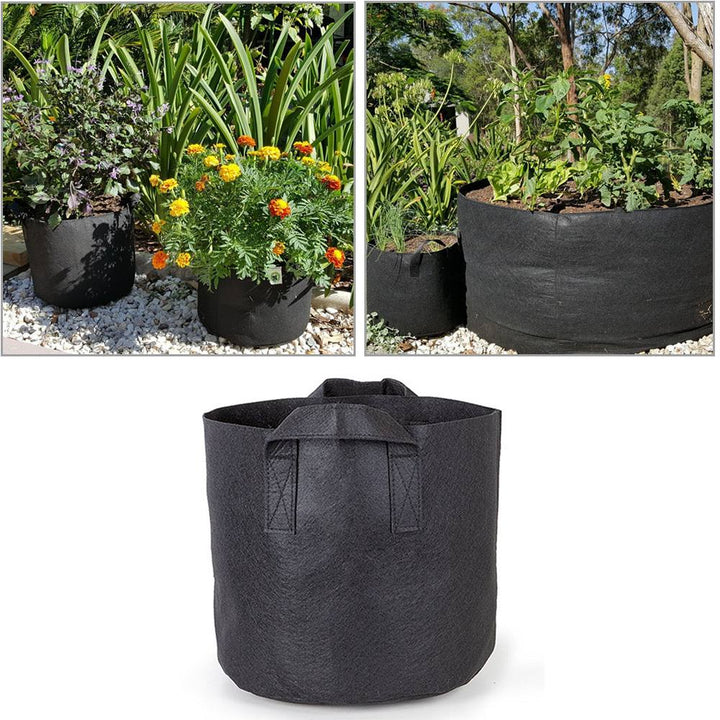 10-34 Gallon Big Plant Seedling Grow Bags Pot Home Garden Tools Potato Strawberry Fabric Vegetable Jardin Seedling Growing Pots