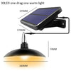 Outdoor Solar Bulb Pendant Light Solar Powered Light Double Single Head LED Solar Lamp Waterproof Lighting for Garden Decoration