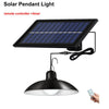 Outdoor Solar Bulb Pendant Light Solar Powered Light Double Single Head LED Solar Lamp Waterproof Lighting for Garden Decoration