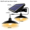 Outdoor Solar Bulb Pendant Light Solar Powered Light Double Single Head LED Solar Lamp Waterproof Lighting for Garden Decoration