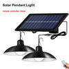 Outdoor Solar Bulb Pendant Light Solar Powered Light Double Single Head LED Solar Lamp Waterproof Lighting for Garden Decoration